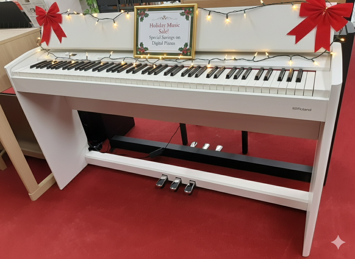 【新品】デジタルピアノ Roland F701-WH