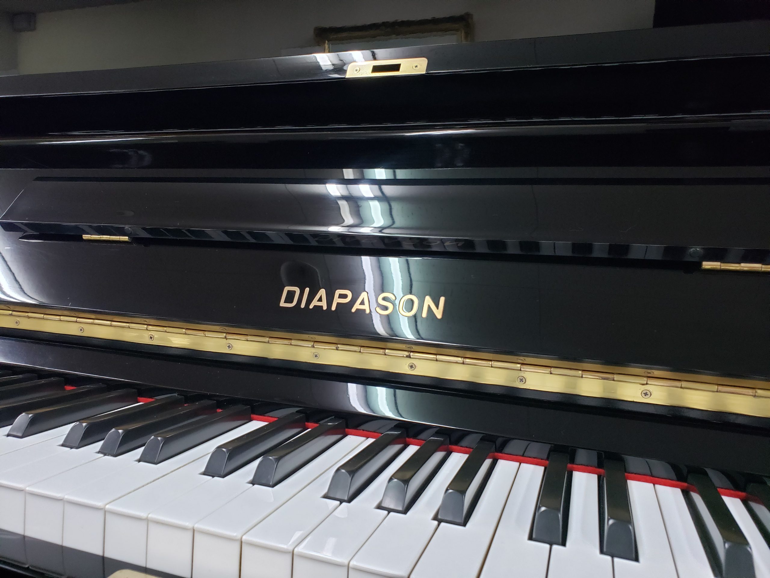 送料0円ではありません 埼玉 引取推奨 DIAPASON 126-S アップライトピアノ 88鍵盤 3本ペダル 大橋幡岩 マホガニー ディアパソン【現状品】