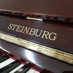 【5年保証付き】中古ピアノ STEINBURG MP-122 木目調 ネコ脚
