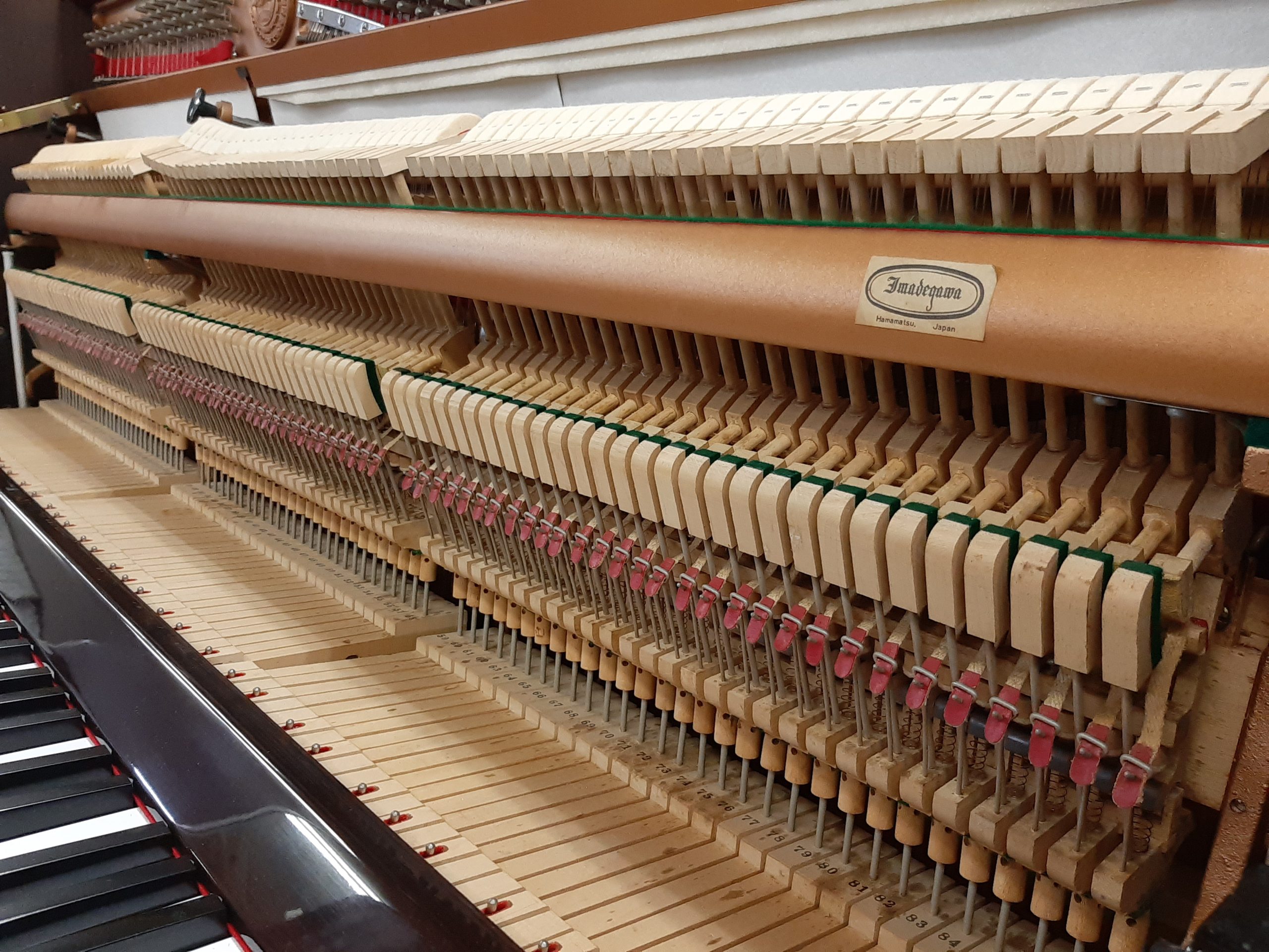 【5年保証付き】中古ピアノ FEINTON PU-120WSN 木目調  コンパクト